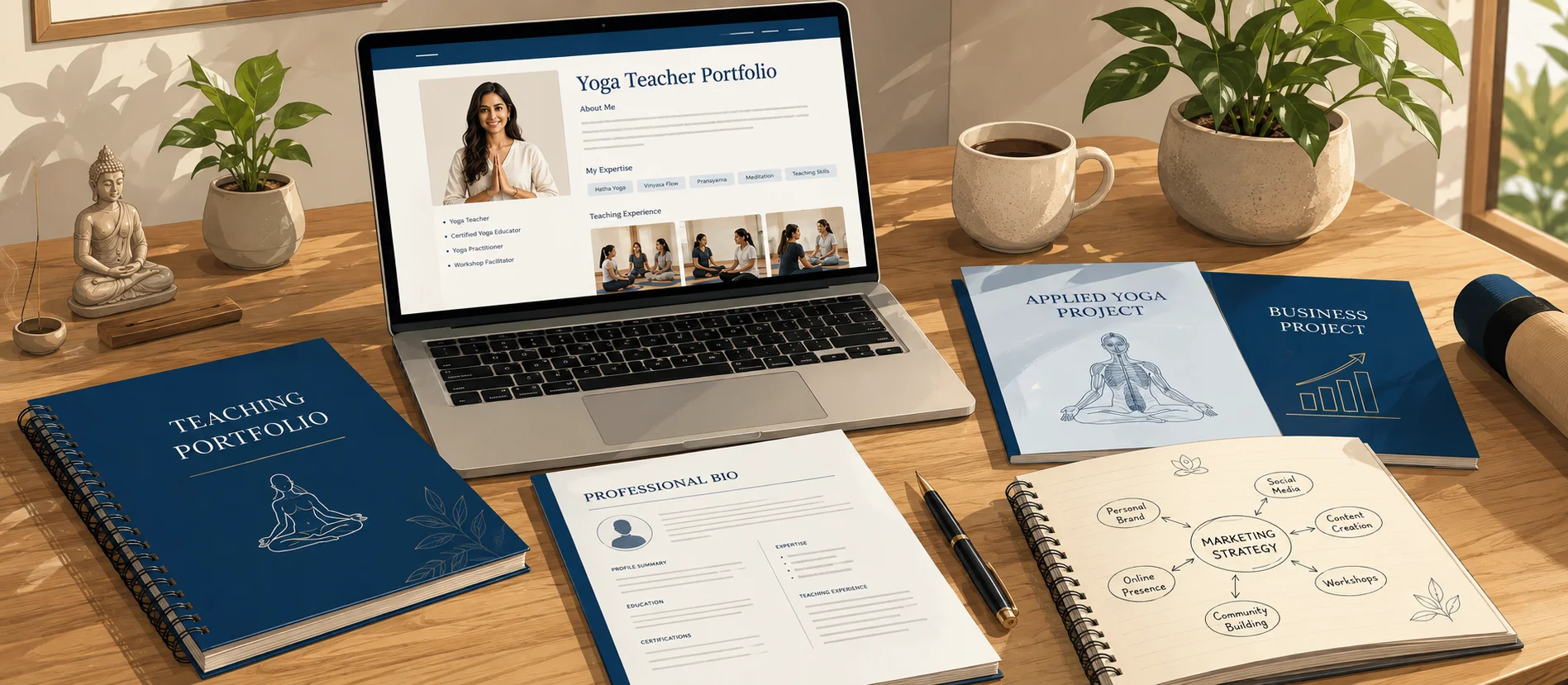 Samagra Wellness professional yoga portfolio projects